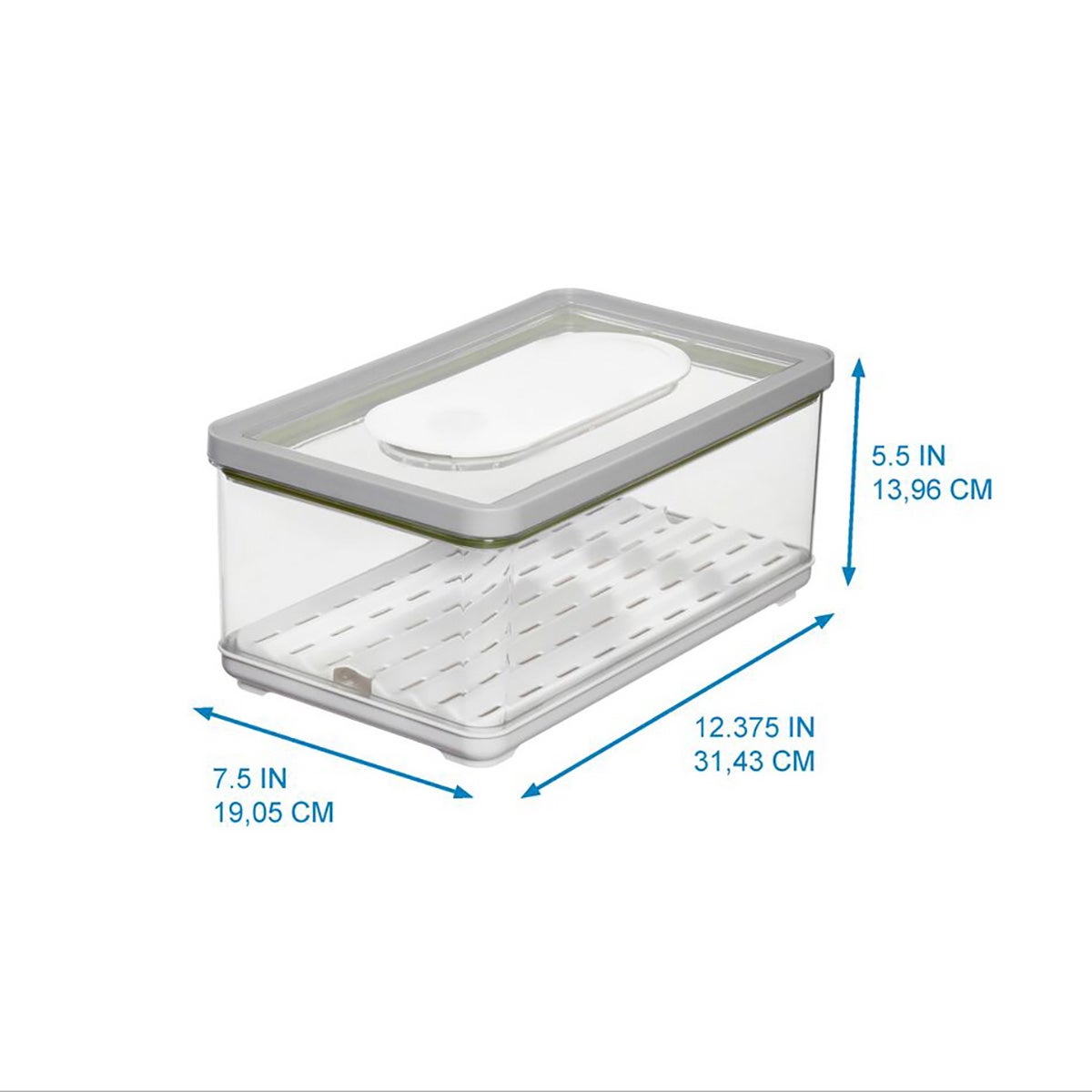 iDesign Rectangle Produce Keeper The Container Store